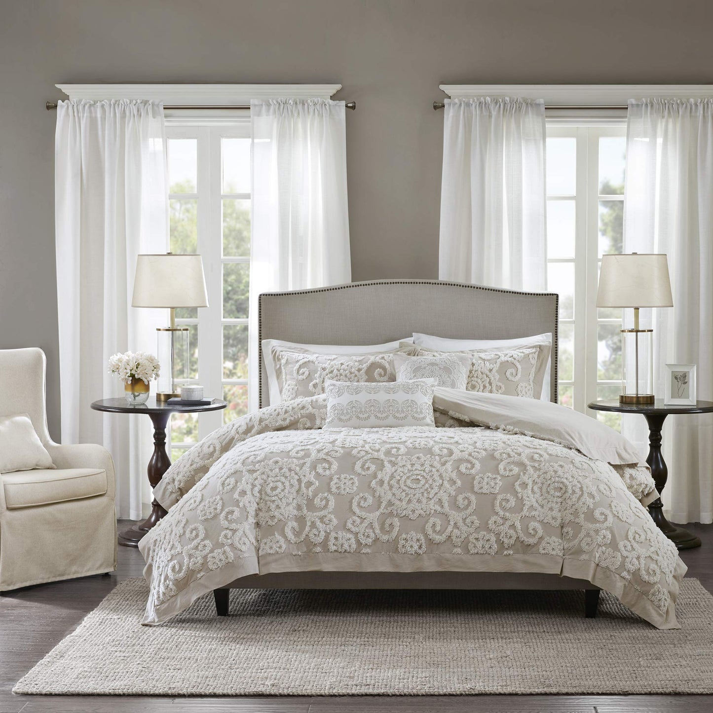 Harbor House Suzanna King Comforter Set, Taupe