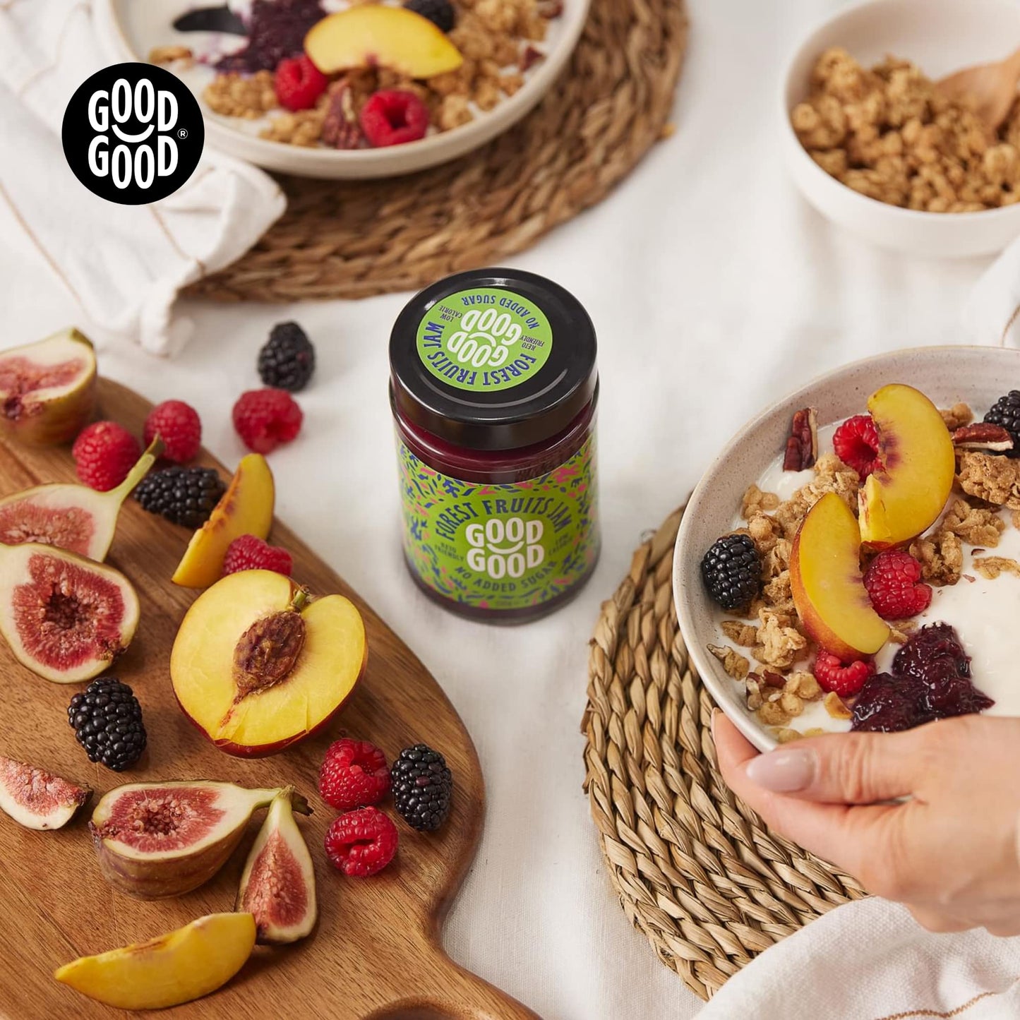 Good Good Forest Fruit Jam 12oz No Sugar (Best By 09/2026)