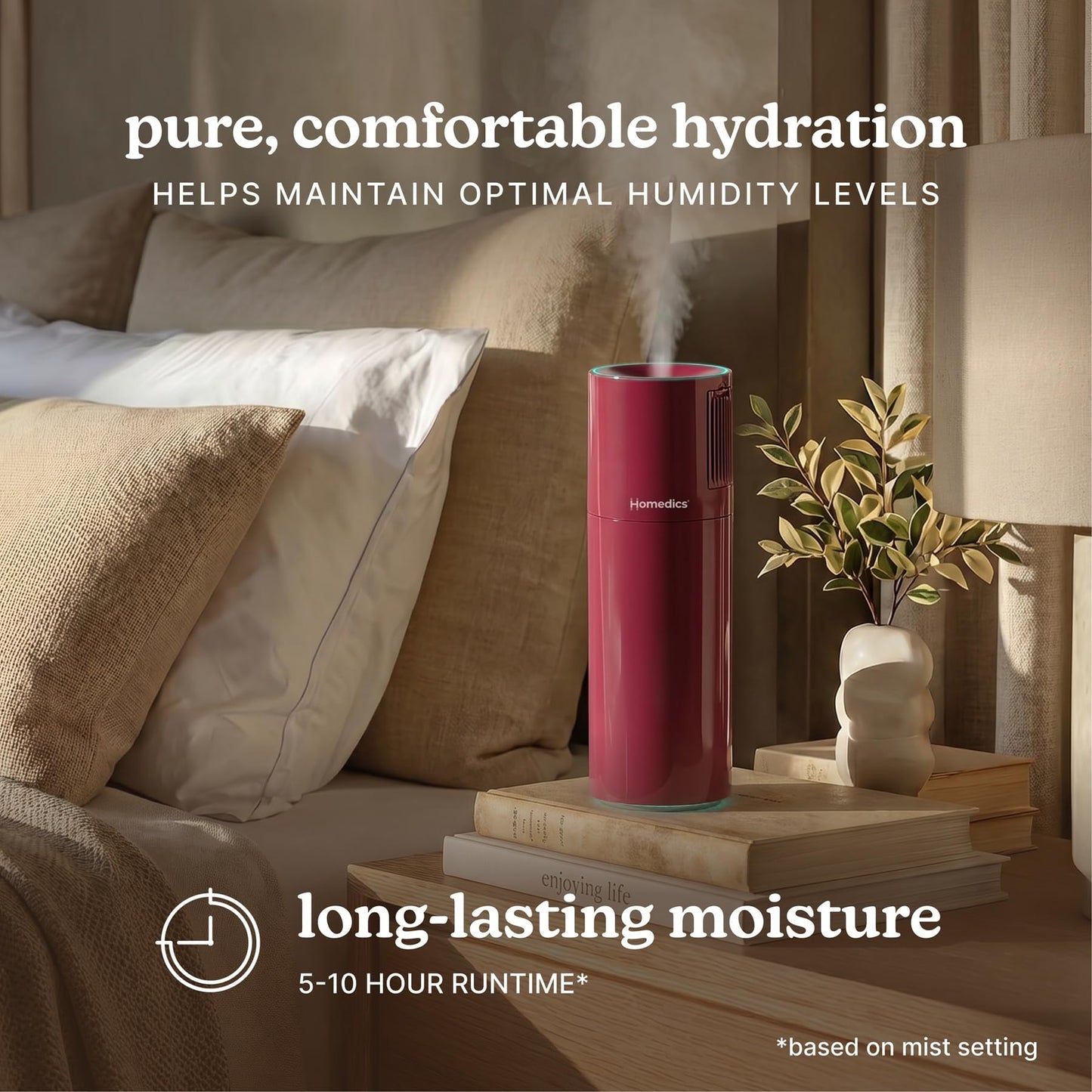Homedics Portable Ultrasonic Humidifier