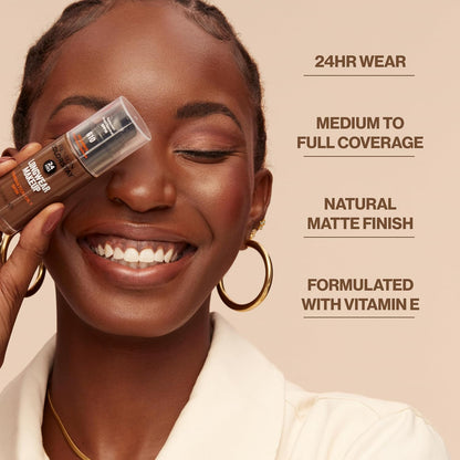 Revlon Liquid Foundation ColorStay Face Makeup for Combination & Oily Skin, SPF 15, 440 Mahogany, 1 fl oz