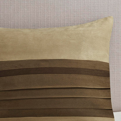 Madison Park Faux Suede Comforter Set, Queen, 7pc