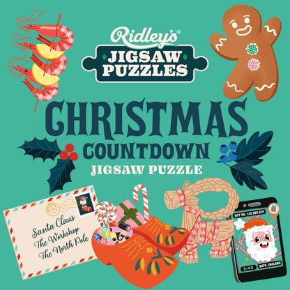 Ridley’s Games Christmas Countdown 1000‑Piece Circular Puzzle