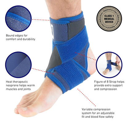 Neo G Ankle Support with Figure 8 Strap, One Size **Damaged Packaging**