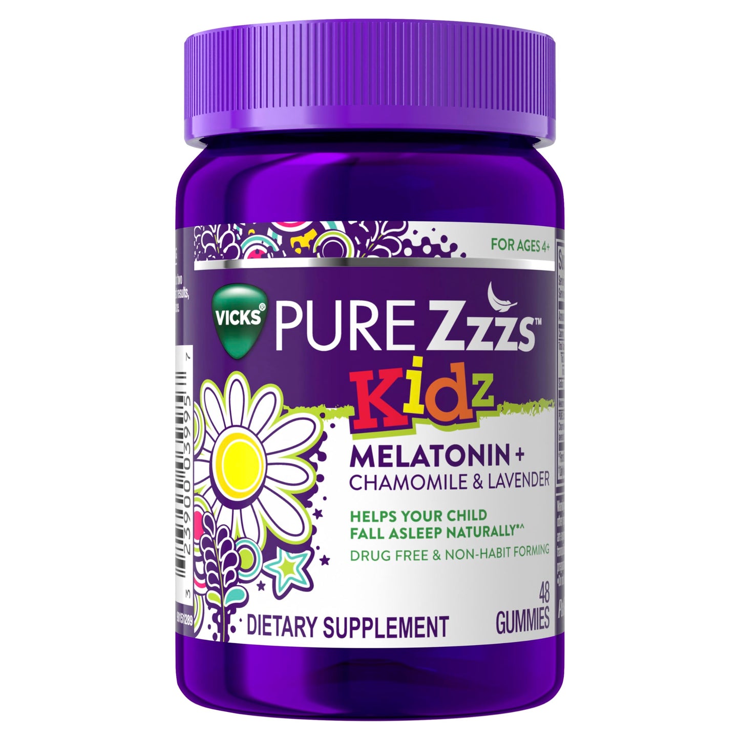 Zzzs Kidz, Melatonin Sleep Aid, 48 Gummies Exp Sep 2026