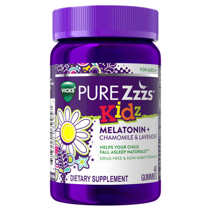 Zzzs Kidz, Melatonin Sleep Aid, 48 Gummies Exp Sep 2026