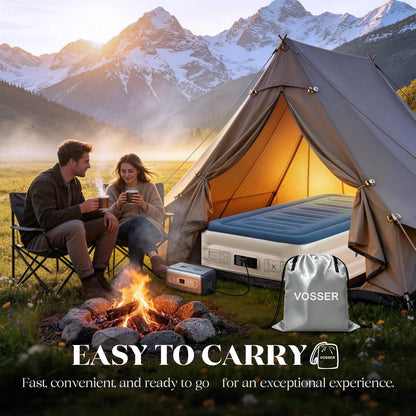 Twin Air Mattress with Built-in Pump