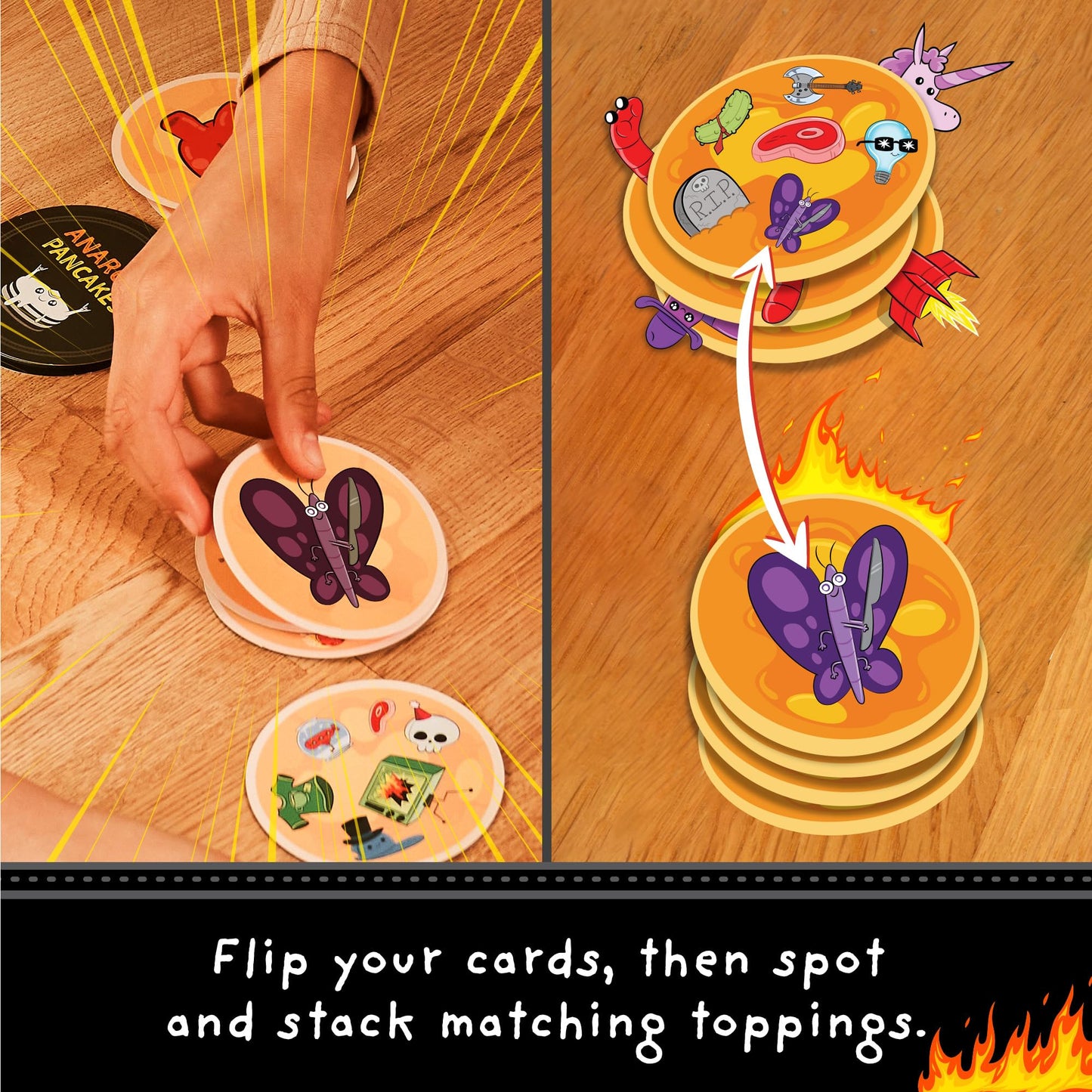 Exploding Kittens – Anarchy Pancakes, from The Makers of Spot It!