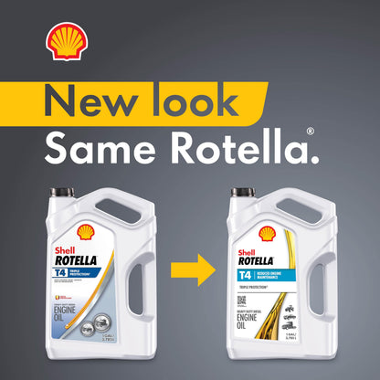 Rotella T4 Triple Protection 10W-30 Diesel Engine Oil, 1 Gallon