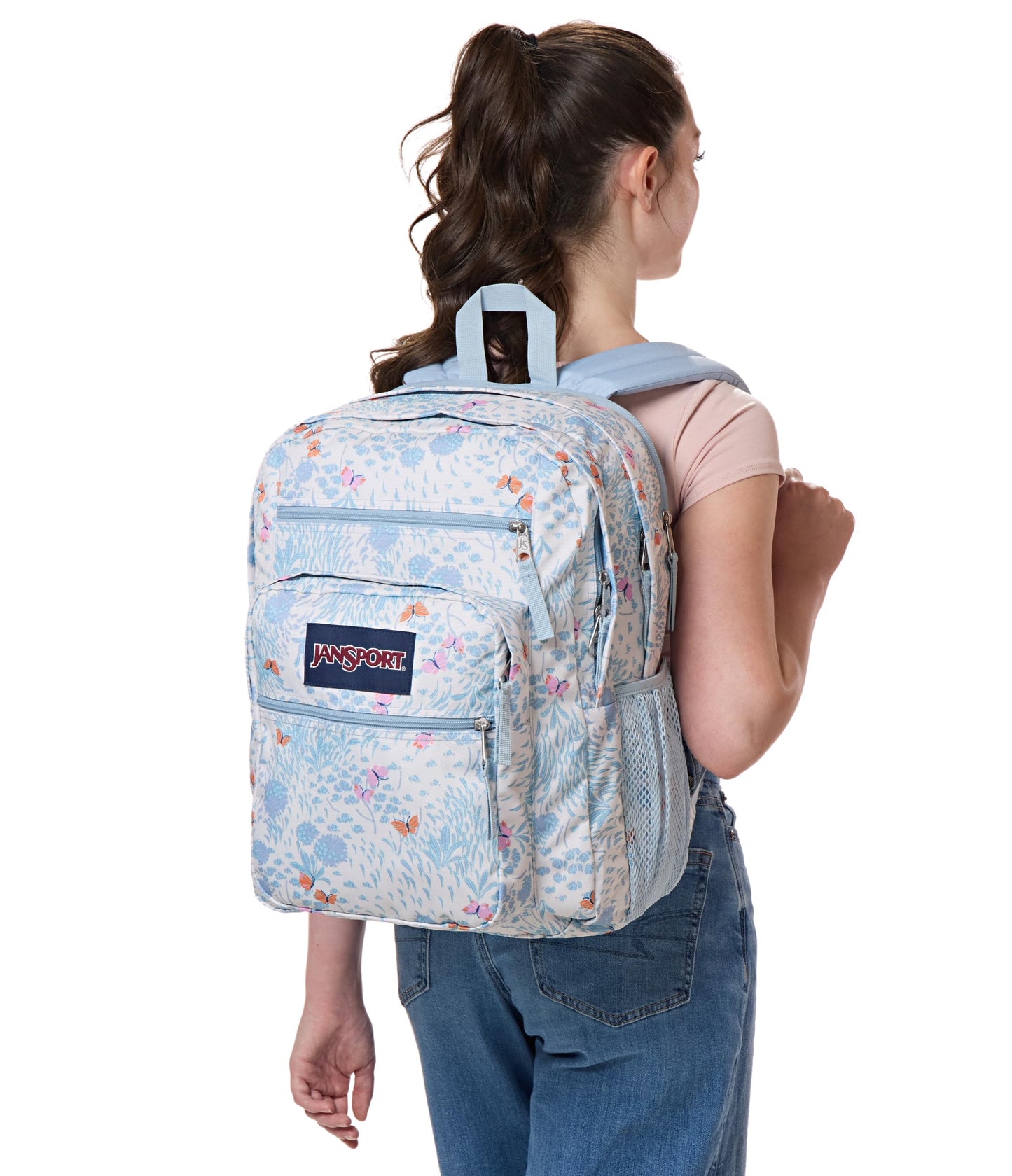 JanSport Laptop Backpack - Computer Bag with 2 Compartments - Fluttering Fields