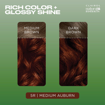 Clairol Natural Instincts, 5R Medium Auburn