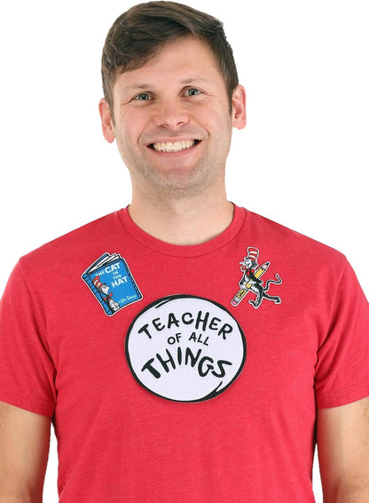 Patch Dr. Seuss Cat in the Hat Costume Patch Set for Teachers *T-Shirt NOT Included*