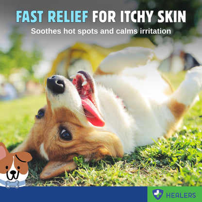 Healers Itch Relief Spray for Dogs (Damaged Box)