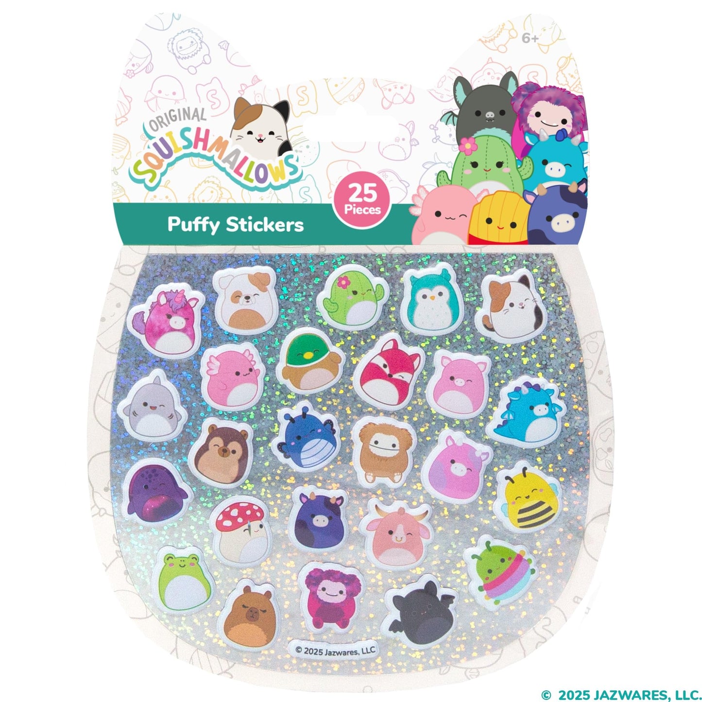 Horizon Group USA Puffy Sticker Playset for Kids, Squishy Squishmallows