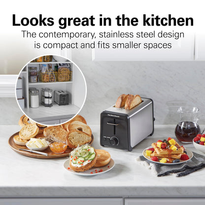 Hamilton Beach 2 Slice Toaster with Wide Slots Stainless Steel  (Open Box)