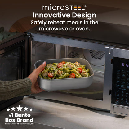 Bentgo MicroSteel Leak-Proof Lunch Box 5-Cup