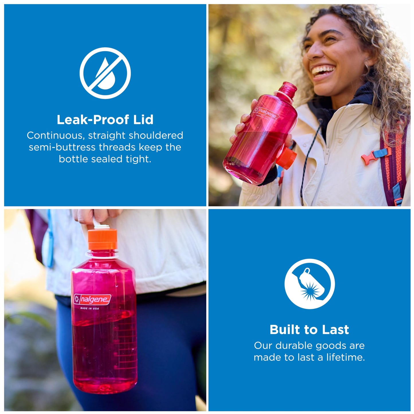 Nalgene 32 oz Narrow Mouth Water Bottle