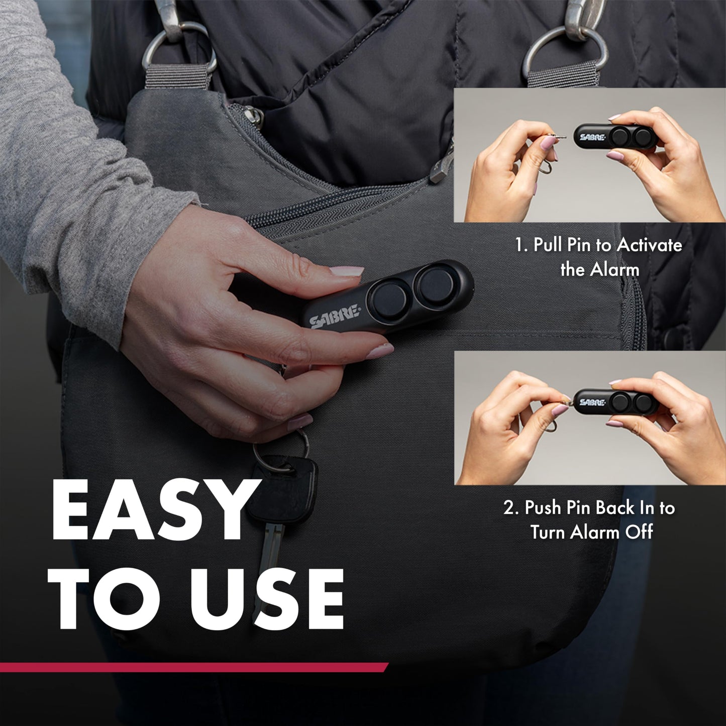 SABRE Personal Alarm With Key Ring