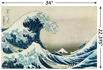 Trends International The Great Wave Wall Poster 22.375 x 34 In