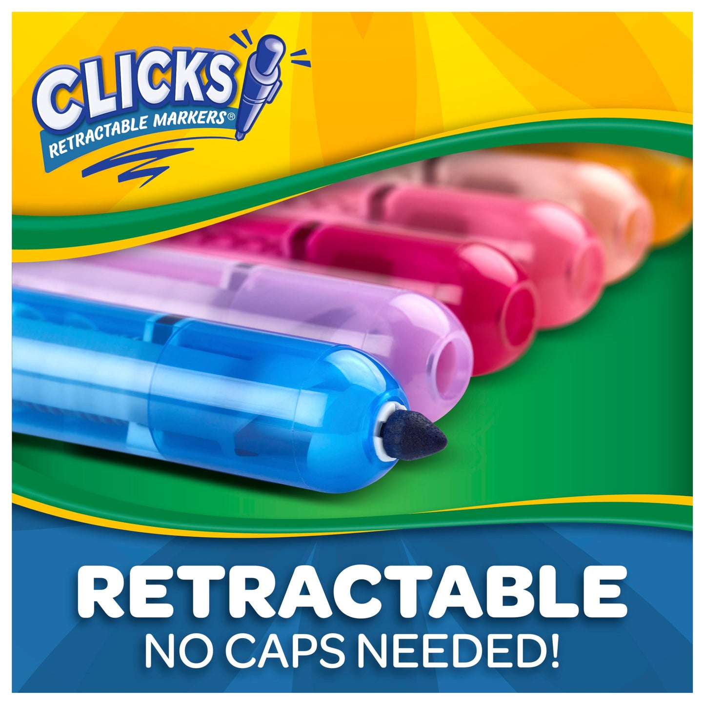 Crayola Clicks Retractable Tip Markers (10ct)