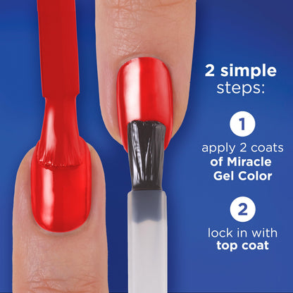 Miracle Gel Top Coat Nail Polish Pixie Chrome