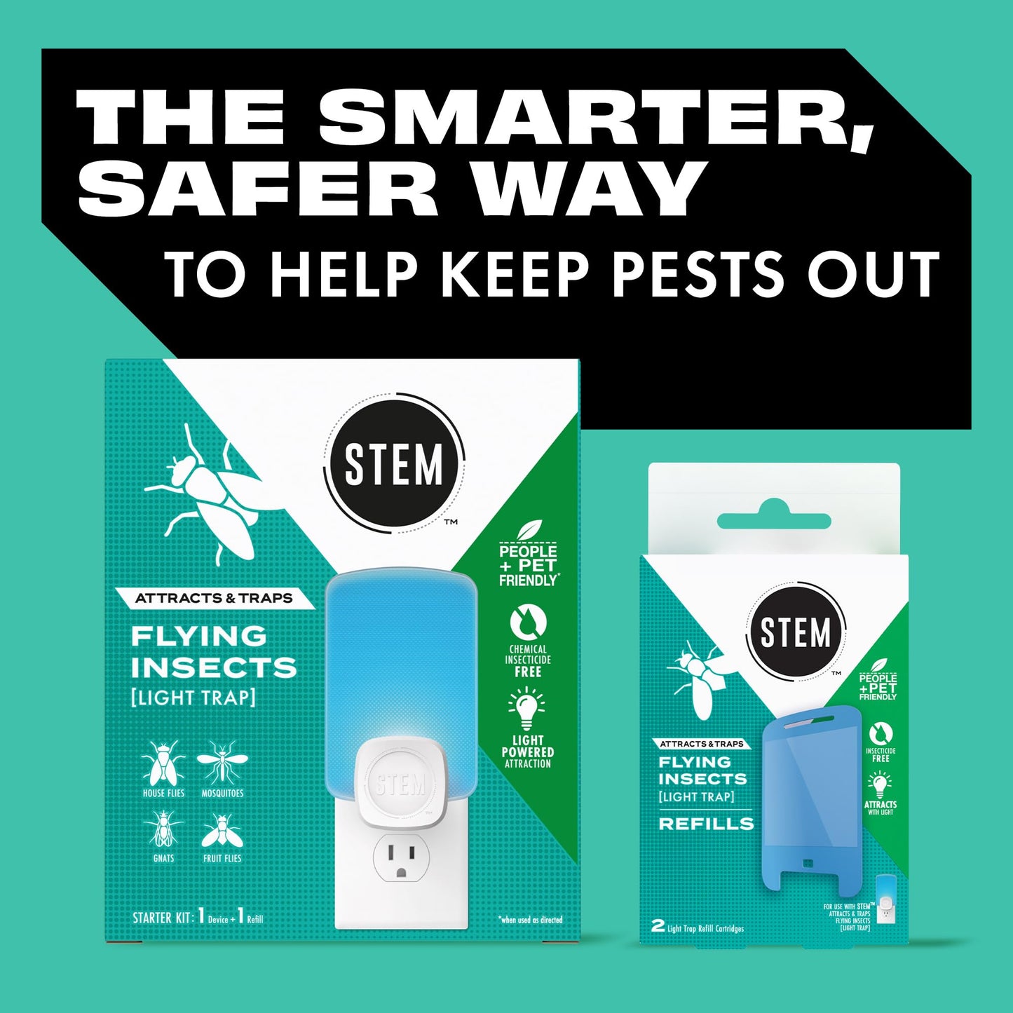 STEM Flying Insect Trap - Indoor Fruit Fly & Gnat Catcher