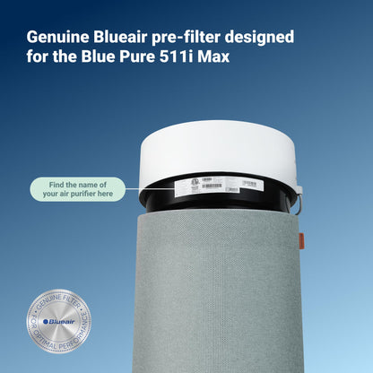 Blueair Blue Pure 511i Max Fabric Pre-Filter Moss