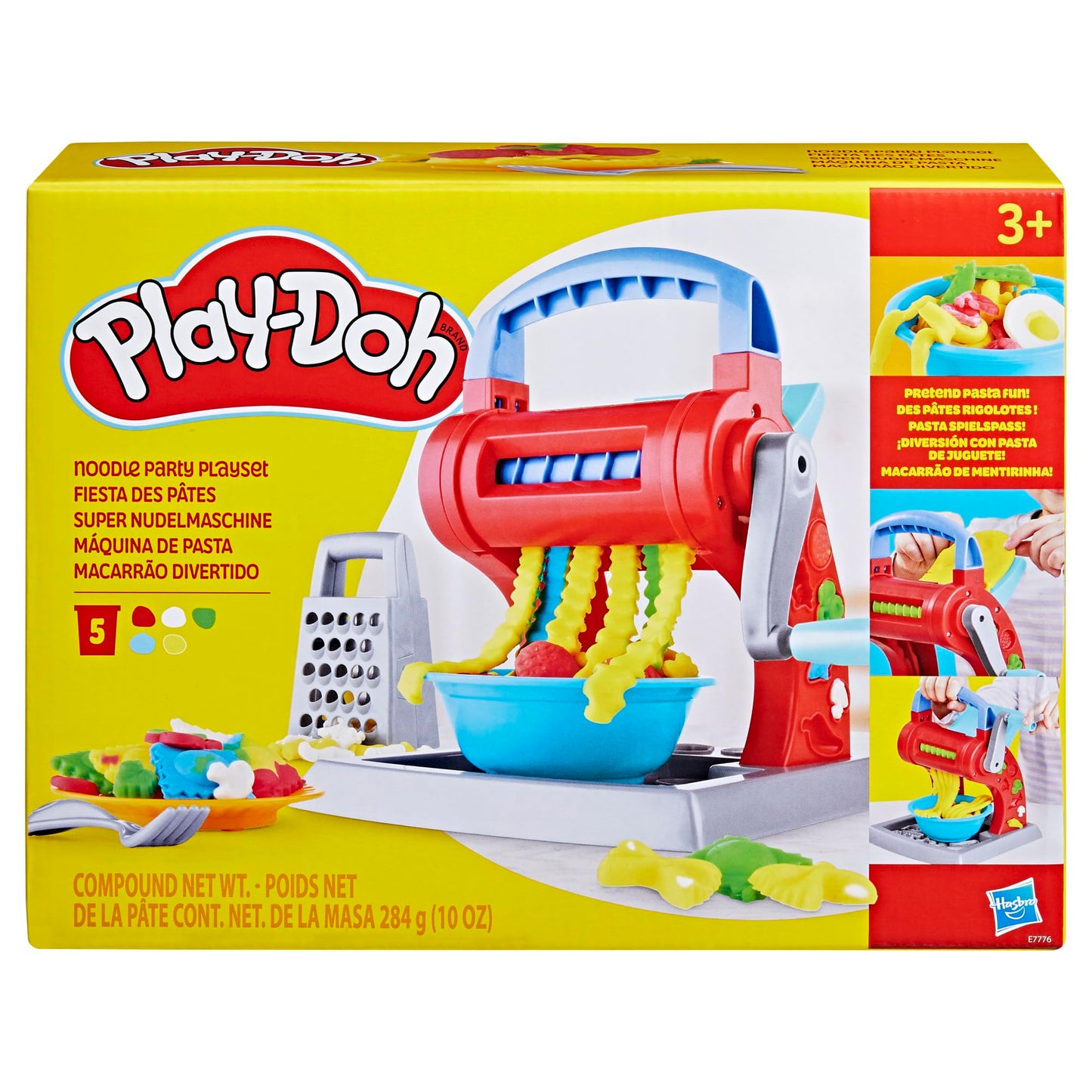 Play-Doh Kitchen Creations Noodle Party Playset 5 Colors