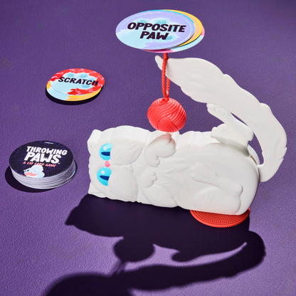 Hasbro Gaming Throwing Paws Cat Card Game