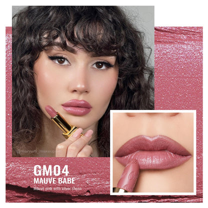 Oulac Metallic Lipstick, Mauve Babe GM04