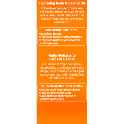 Weleda Sea Buckthorn Body Oil, 3.4 Fluid Ounce