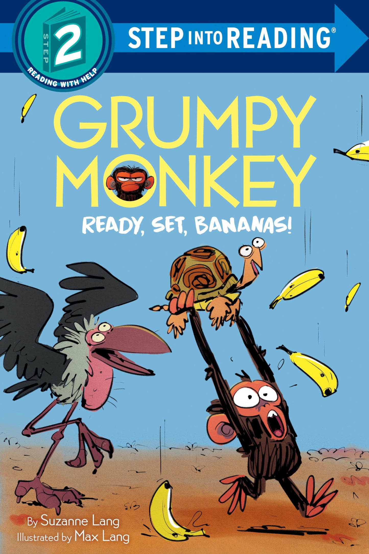 Grumpy Monkey Ready, Set, Bananas! (Step into Reading, Step 2)