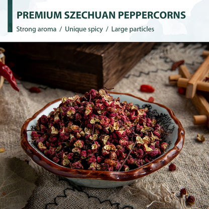 Soeos Sichuan Peppercorns, 8oz (BB Jun 26 2027)