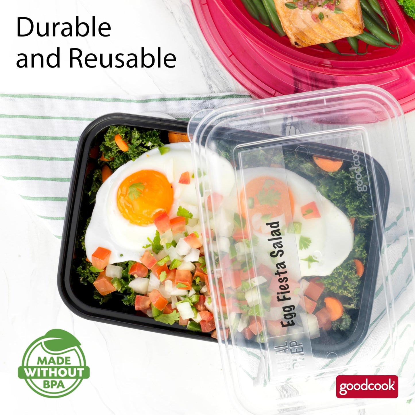 GoodCook Meal Prep Containers 10-Pack