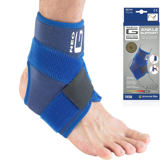 Neo G Ankle Support with Figure 8 Strap, One Size **Damaged Packaging**