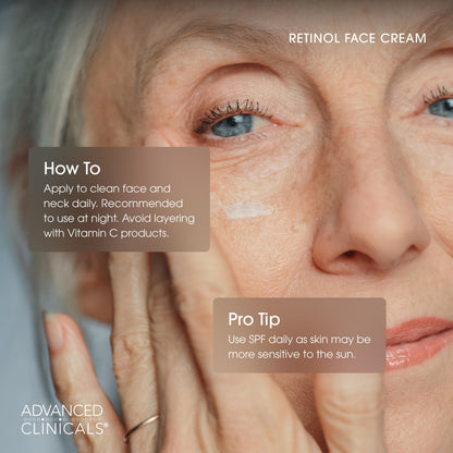 Advanced Clinicals Retinol Face Moisturizer 2.5 oz