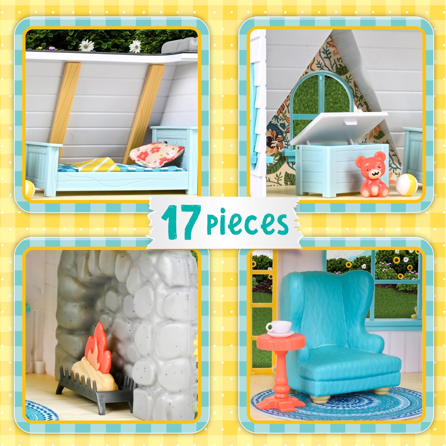 Honey Bee Acres Sunflower Cottage Doll Playset
