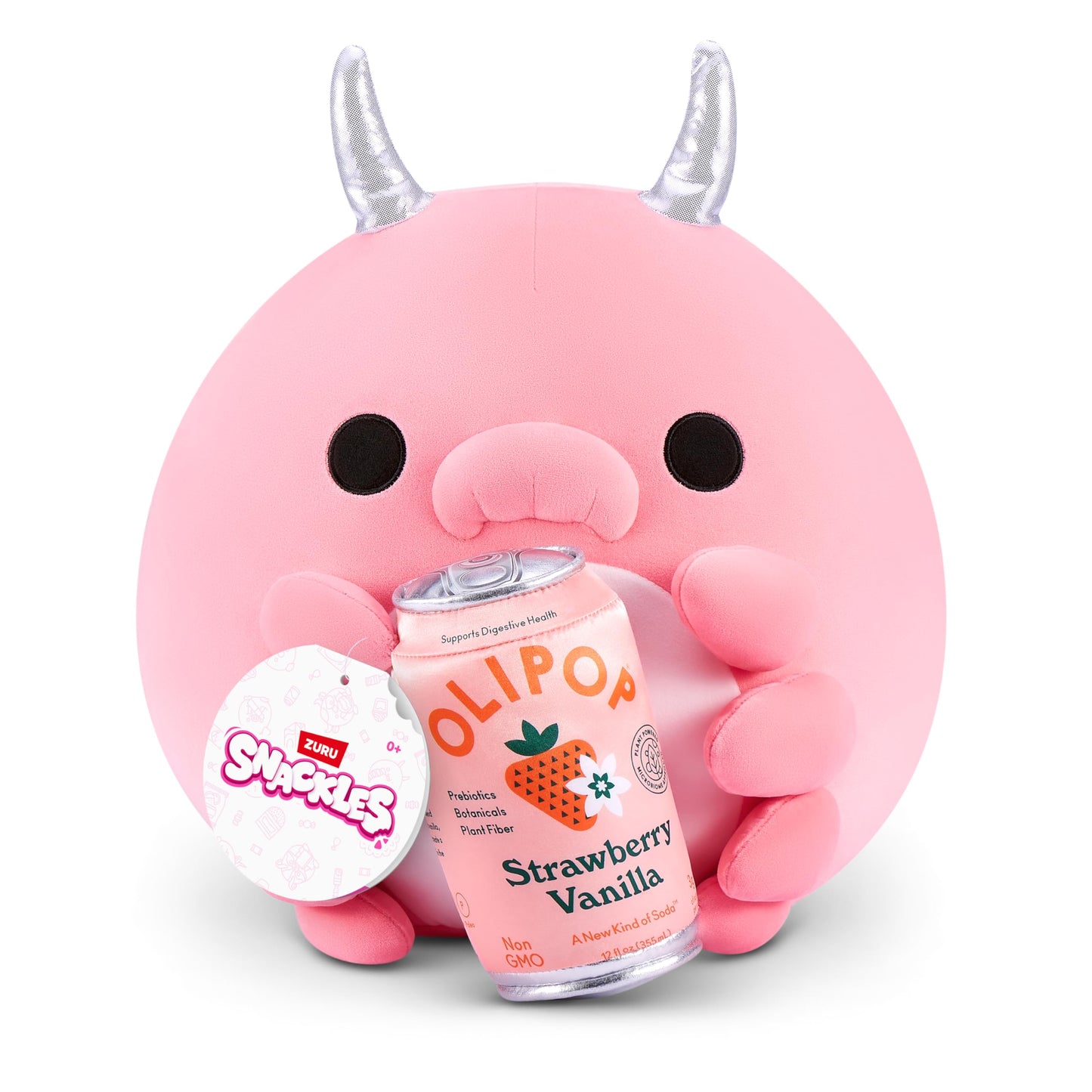 Snackles Licensed Series 3 8-inch Plush (Millie) by ZURU, Plush with License Snack Brand Accessory