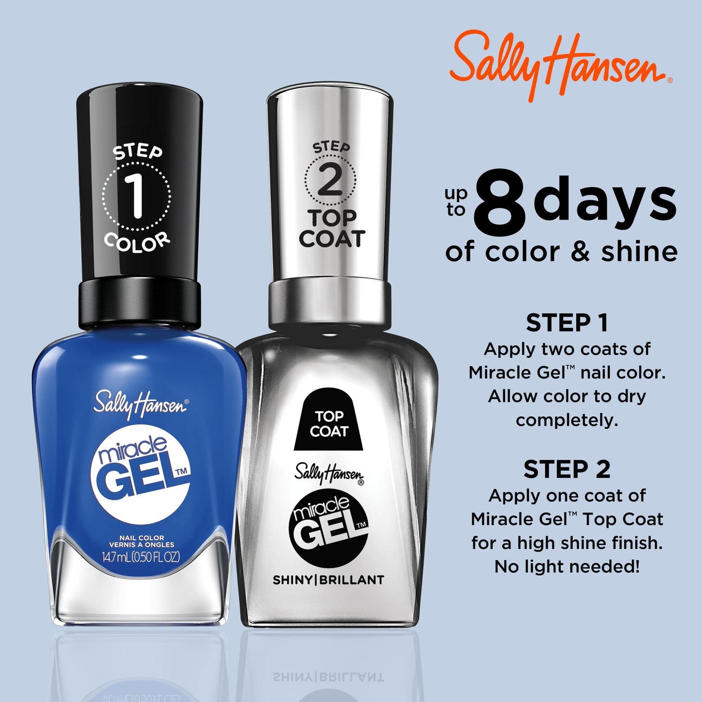 Miracle Gel Nail Color Polish Tidal Wave 619