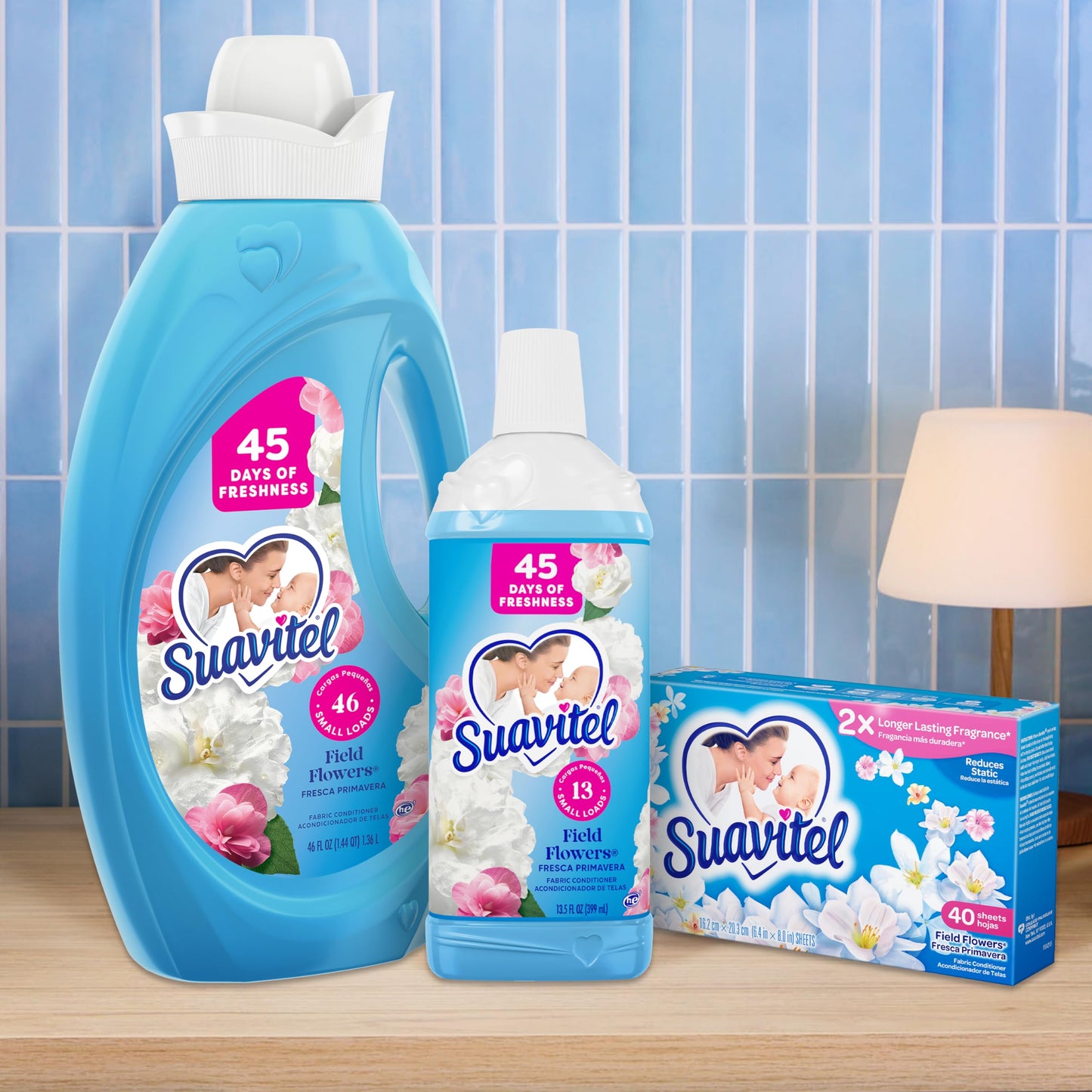 Suavitel Fabric Softener, Field Flowers -105oz