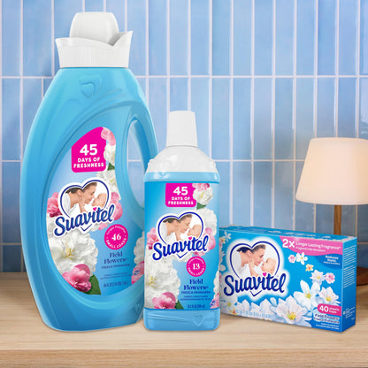 Suavitel Fabric Softener, Field Flowers -105oz