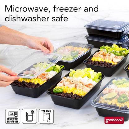 GoodCook Meal Prep Containers 10-Pack