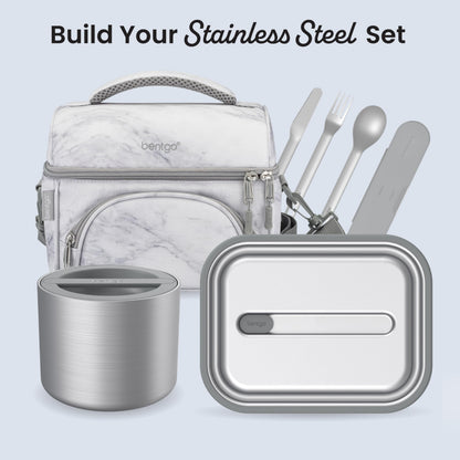 Bentgo MicroSteel Leak-Proof Lunch Box 5-Cup