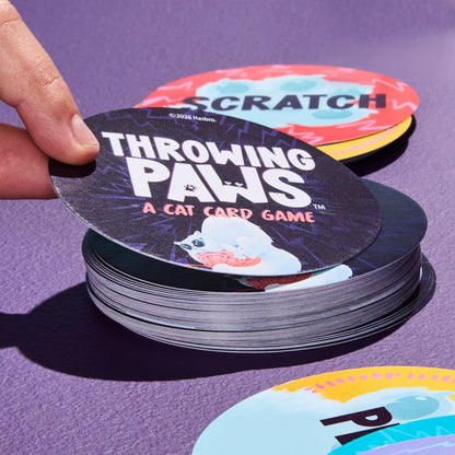 Hasbro Gaming Throwing Paws Cat Card Game
