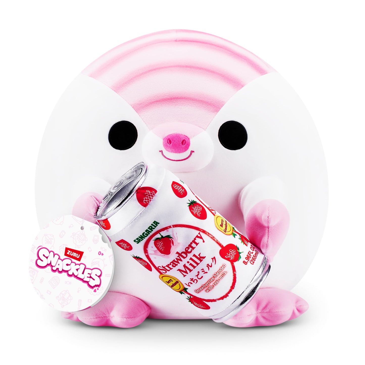 Snackles Licensed Series 3 8-inch Plush (Lucy) by ZURU, Plush with License Snack Brand Accessory