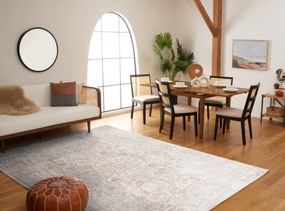 SAFAVIEH Area Rug 9x12 - Evoke Collection - Large - Ivory & Taupe
