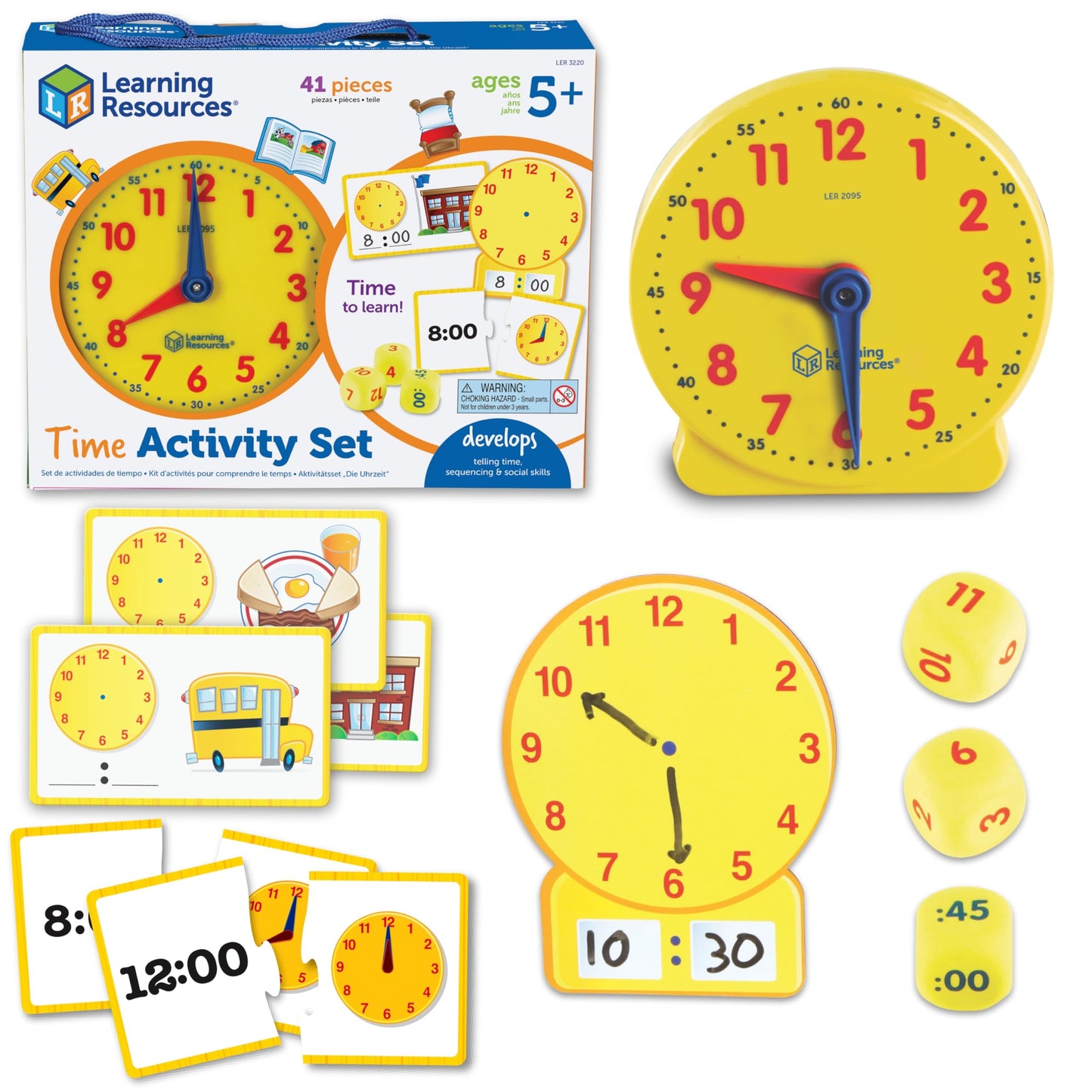 Learning Clock, Classroom Clocks for Students