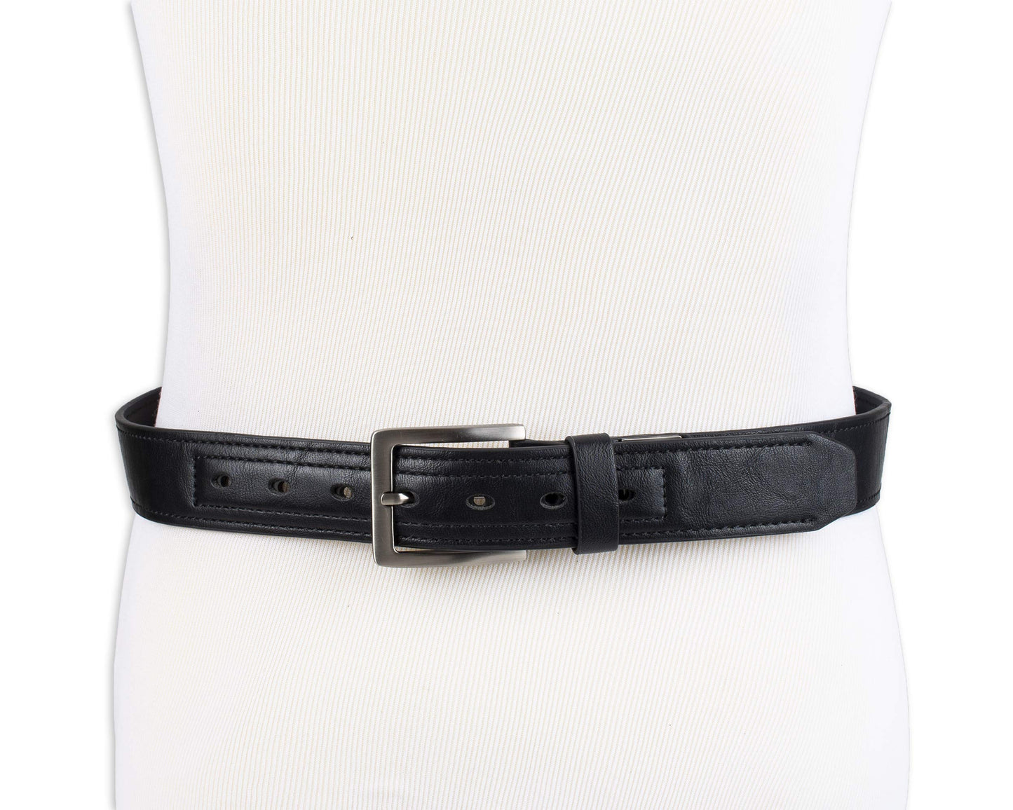 Dickies Men's Reinforced Leather 1 1/2 Inch Work Belt, Small,
