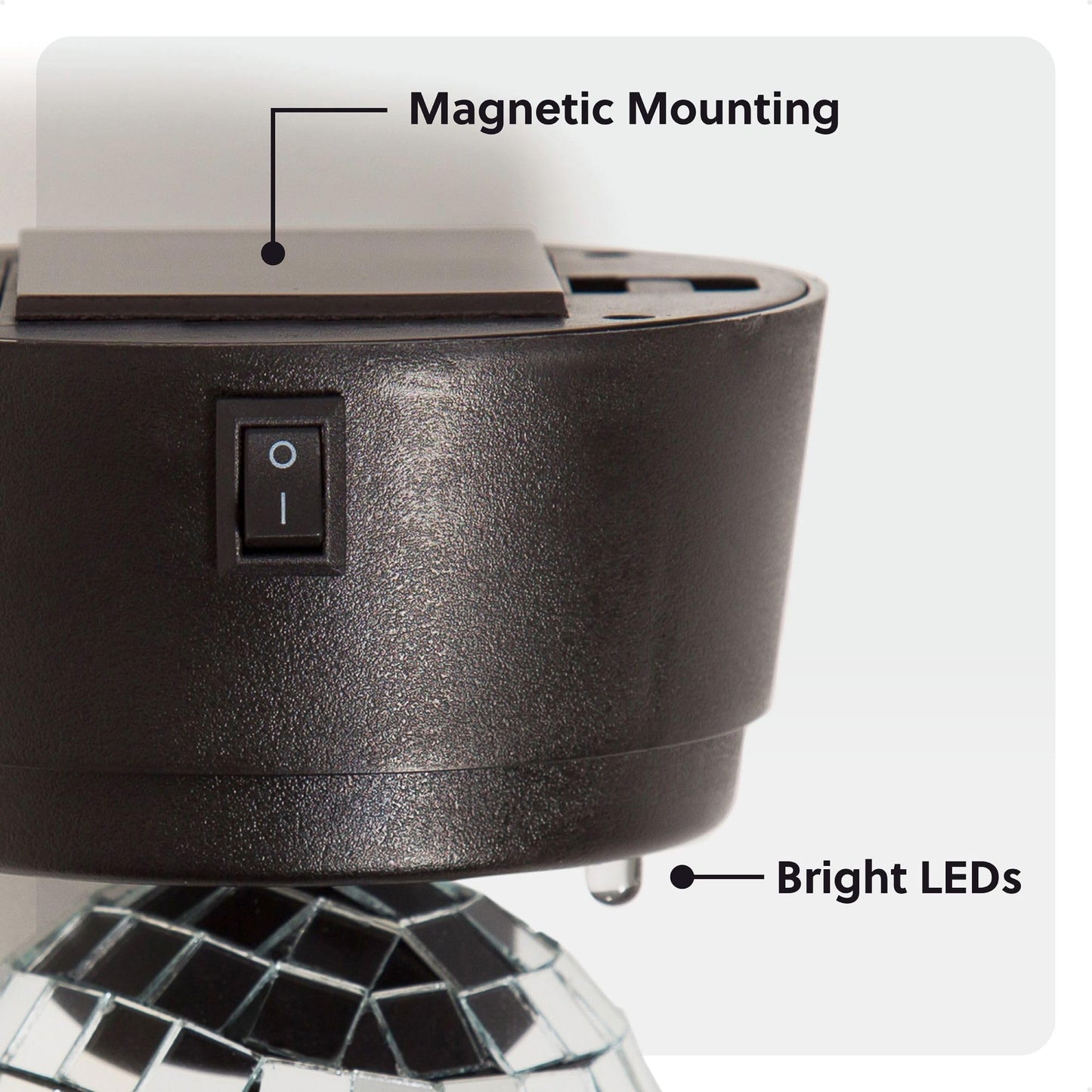 Magnetic LED Disco Ball Light