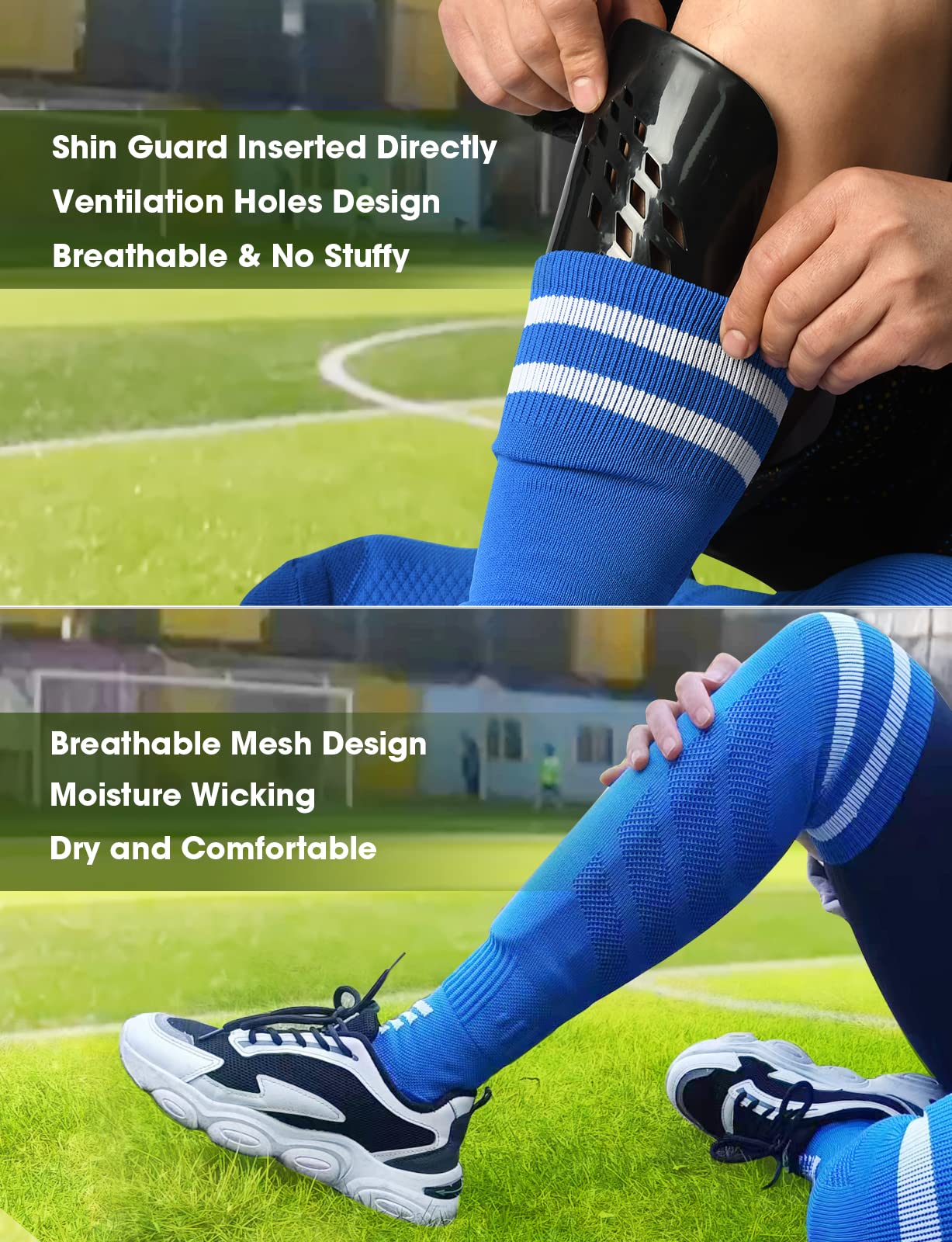 Shin Guards Soccer Youth (SIZE: Large)