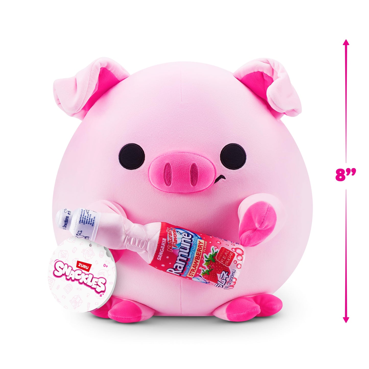 Snackles Licensed Series 3 8-inch Plush (Anna) by ZURU, Plush with License Snack Brand Accessory
